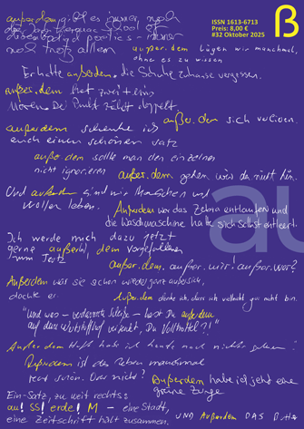 Cover der Ausgabe 32